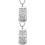 2Pièces À Pendentif Acier Argent 5