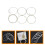 18Pièces Cordes Oud Argentées Tension Normale Accessoires 9