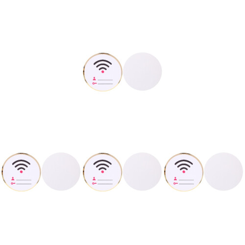 4Pièces Plaques WiFi Colorées Pour Restaurant 1
