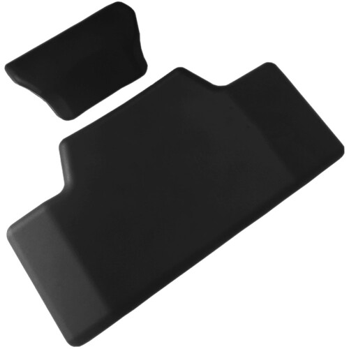 6Pièces Appui- Noir Pratique En Cuir Et Éponge
