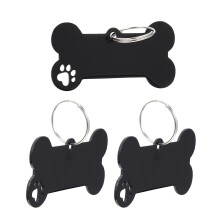 1Ensemble Plaque Chat Acier Noir Gravure Élégante Accessoire