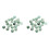 40Pièces Cabochons Vert Pour Décoration Unique 2