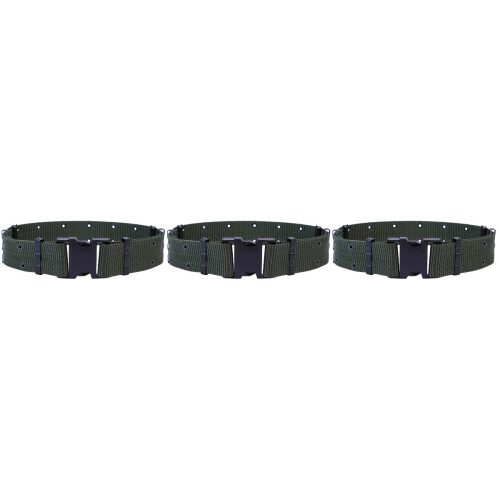 3Pièces Ceinture Tactique Vert Nylon Réglable Rapide 2