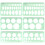 6Pièces Règles Mesure Et Gabarits Vert Pour Architecture 10