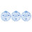 9Pièces Plateau Support Fruits Résistant Odeur Bleu 3