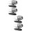 4Pièces Kit Sifflets Cerfs ABS Avertisseurs Durables 7