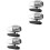 4Pièces Kit Sifflets Cerfs ABS Avertisseurs Durables 5