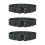 3Pièces Ceinture Tactique Vert Nylon Réglable Rapide 6