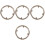 4Pièces Protection Plateau PVC, Polyvalent 4