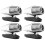 4Pièces Kit Sifflets Cerfs ABS Avertisseurs Durables 4