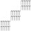 150Pièces Brosse Jetable Noire Pour Usage 5