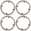 4Pièces Protection Plateau PVC, Polyvalent 6