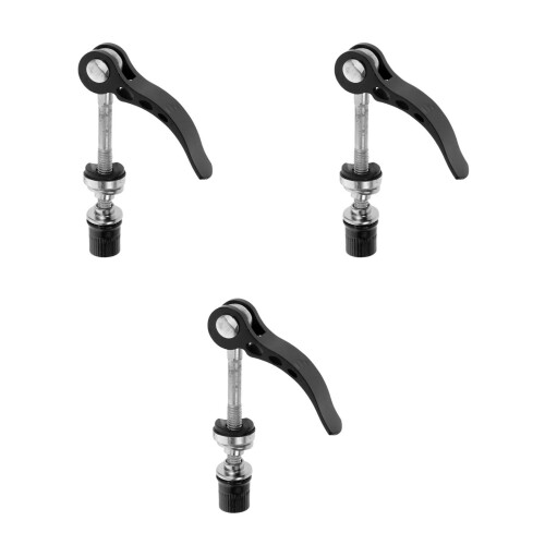 3Pièces Moyeu Cyclisme Noir Aluminium Pour Route 2
