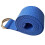 2Pcs Durable Cotton Yoga Strap Blue with Metal D Ring for Flexibility 1