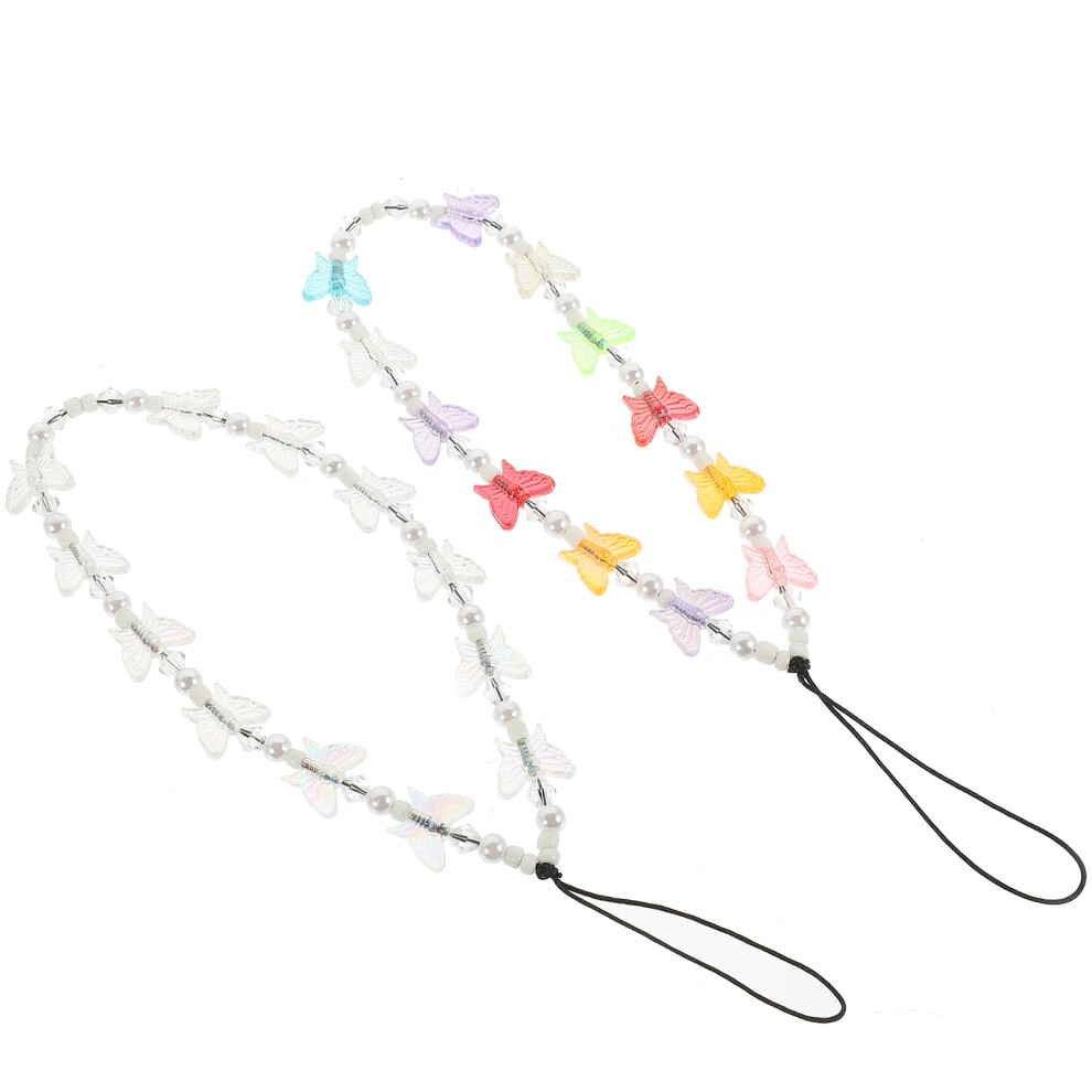 8Pcs Multifunctional Beaded Phone Hanging Lanyards For Mobile Phones 3631237071395