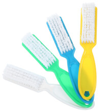 20 Pcs Long Handle Plastic Nail Brush For Scrubbing And Makeup