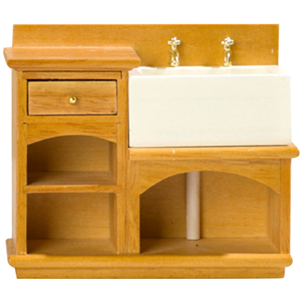 Photos - Other Toys 3Pcs Mini House Wash Hand Sink And Bathtub Accessory