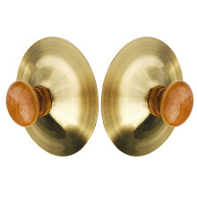 4 Pack Finger Cymbals For Kids Steel Tongue Drum Child Golden