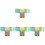 4Pièces Tunnel Hamster Résistant Coloré 4