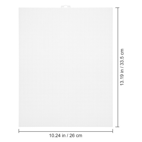 15Pcs White Plastic Mesh Sheets for Creative Crochet and Sewing DIY 1