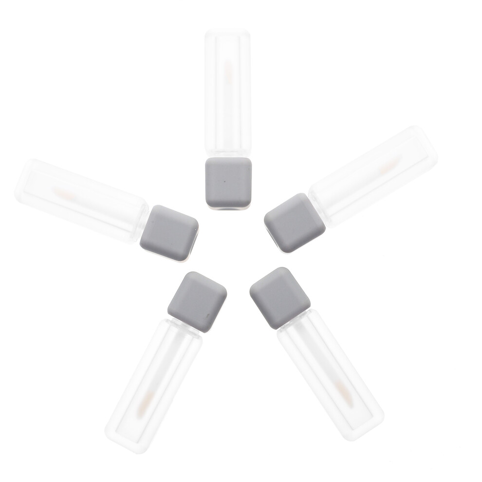 Totority 5 Pcs Lip Gloss Tube Travel Refillable Lipstick Bottles Glazes Tubes