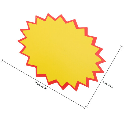 100 Sheets Dot Stickers Label Price Tags 11x6x0.1cm 1