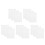 15Pcs White Plastic Mesh Sheets for Creative Crochet and Sewing DIY 7