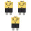 3Pcs Yellow 20 Amp Resettable Fuse for Low Voltage Circuit Breakers 4