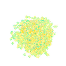 800Pcs Yellow Five-Petal Flower Sewing Patches for Clothes DIY Decor