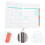 2pcs Notebook Efficient Student Pu Plan 5