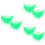 6Pièces Accessoires Barbe Fausses Vertes Pour Fête St Patrick 7