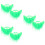 6Pièces Accessoires Barbe Fausses Vertes Pour Fête St Patrick 8