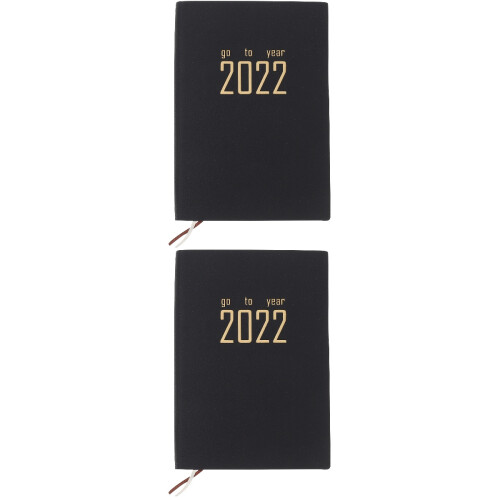 2pcs Notebook Efficient Student Pu Plan 1