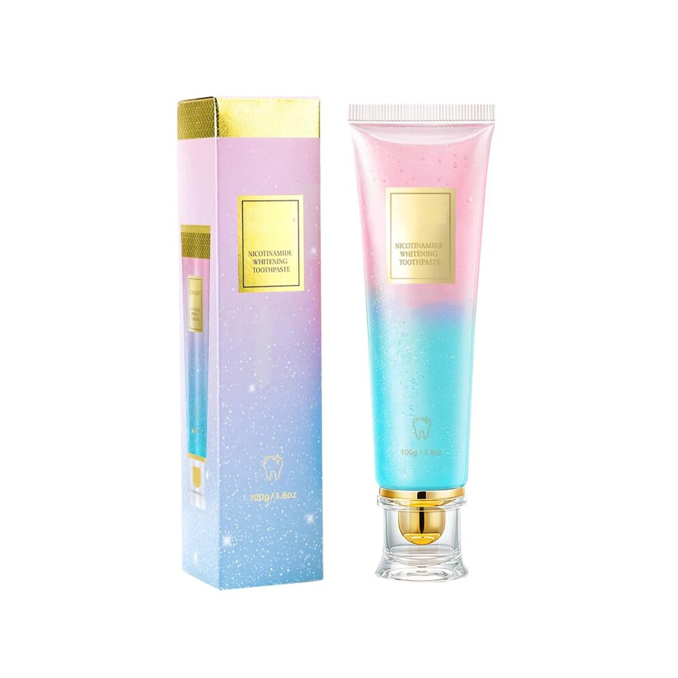Peach Whitening Toothpaste With Niacinamide For Gentle Stain Removal, Flavor, Fresh Breath, 100G