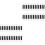 200Pcs White Tipped Oval Eyeshadow Brush Set for Professional Use 3