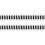 200Pcs White Tipped Oval Eyeshadow Brush Set for Professional Use 2