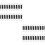 200Pcs White Tipped Oval Eyeshadow Brush Set for Professional Use 5