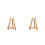 2Pcs 27.5Cm Mini Wood Display Easel Tabletop Artist A-Frame Stand 7
