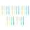 20 Pcs Long Handle Plastic Nail Brush For Scrubbing And Makeup 3