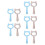 10Pcs Multi-Functional ABS Pet Grooming Comb Double-Sided Hair Remover 4