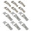 24Pcs Silver Iron Toggle Latch Hasps Spring Loaded Cabinet Lock Buckle 1