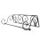 2 Pieces Wrought Iron Roll Stand Paper Holder 1
