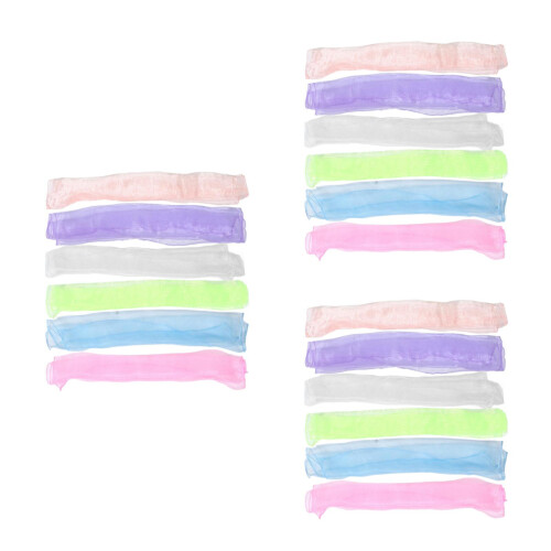 18Pcs Versatile Polyester Scarves in Candy Colors for Kids Performance 2