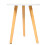 2Pcs Modern White Sofa Side Tables Compact Small Corner Tables 1