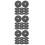 60Pcs Grey Non-Woven Fabric Plant Protector Garden Grass Control Cloth 8
