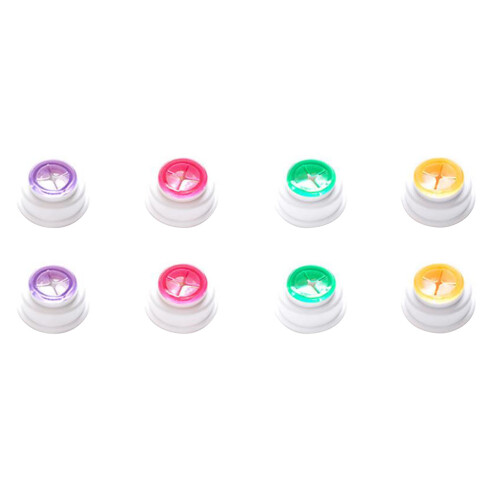 16 Pcs Coat Hangers Hook Towel Multicolor Dish Shape