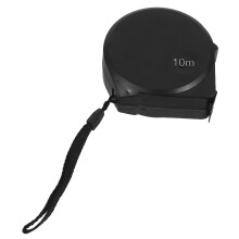 3Pcs Portable Carbon Steel Tape Measure Retractable Dual-Sided Black