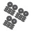 60Pcs Grey Non-Woven Fabric Plant Protector Garden Grass Control Cloth 6