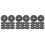 60Pcs Grey Non-Woven Fabric Plant Protector Garden Grass Control Cloth 5
