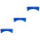 3Pcs Blue Clipper Limiter Comb Holder Organizer for Barbershop Tools 7